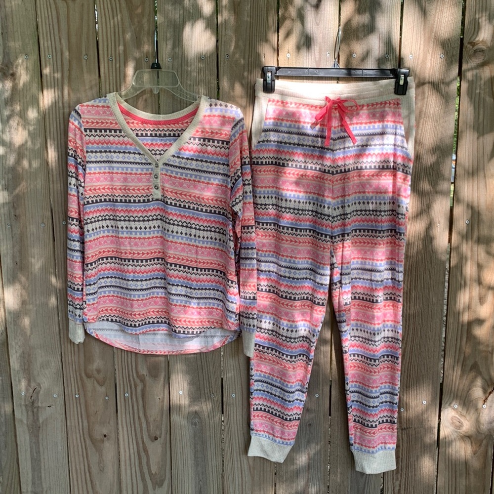 Cuddl Duds 2 Piece Knit Pajama Set — NWT — Small